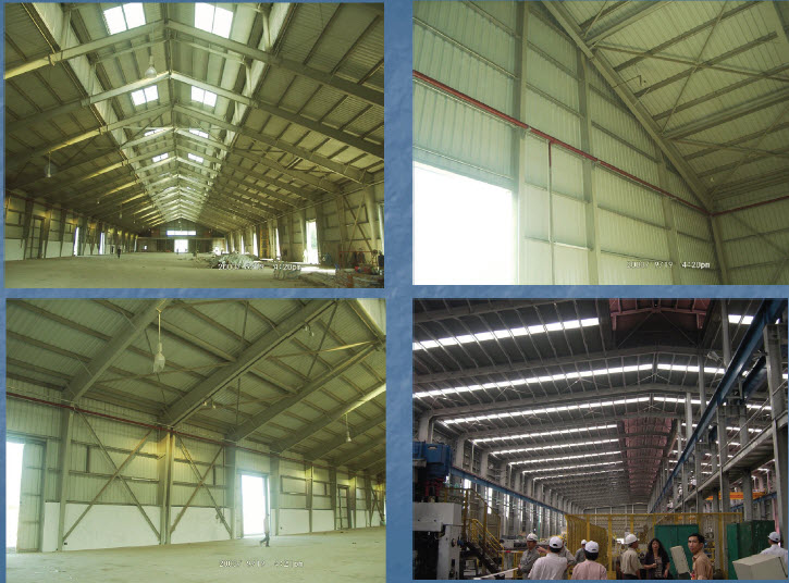 Ty giằng xà gồ trong hệ thống nhà xưởng