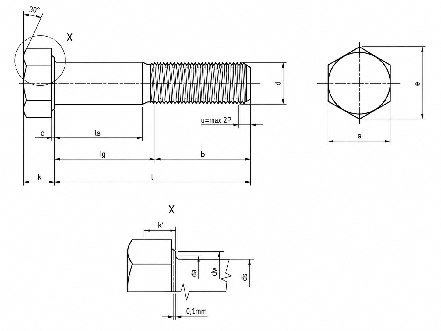 DIN 6914 - Bu lông cường độ cao kết cấu thép
